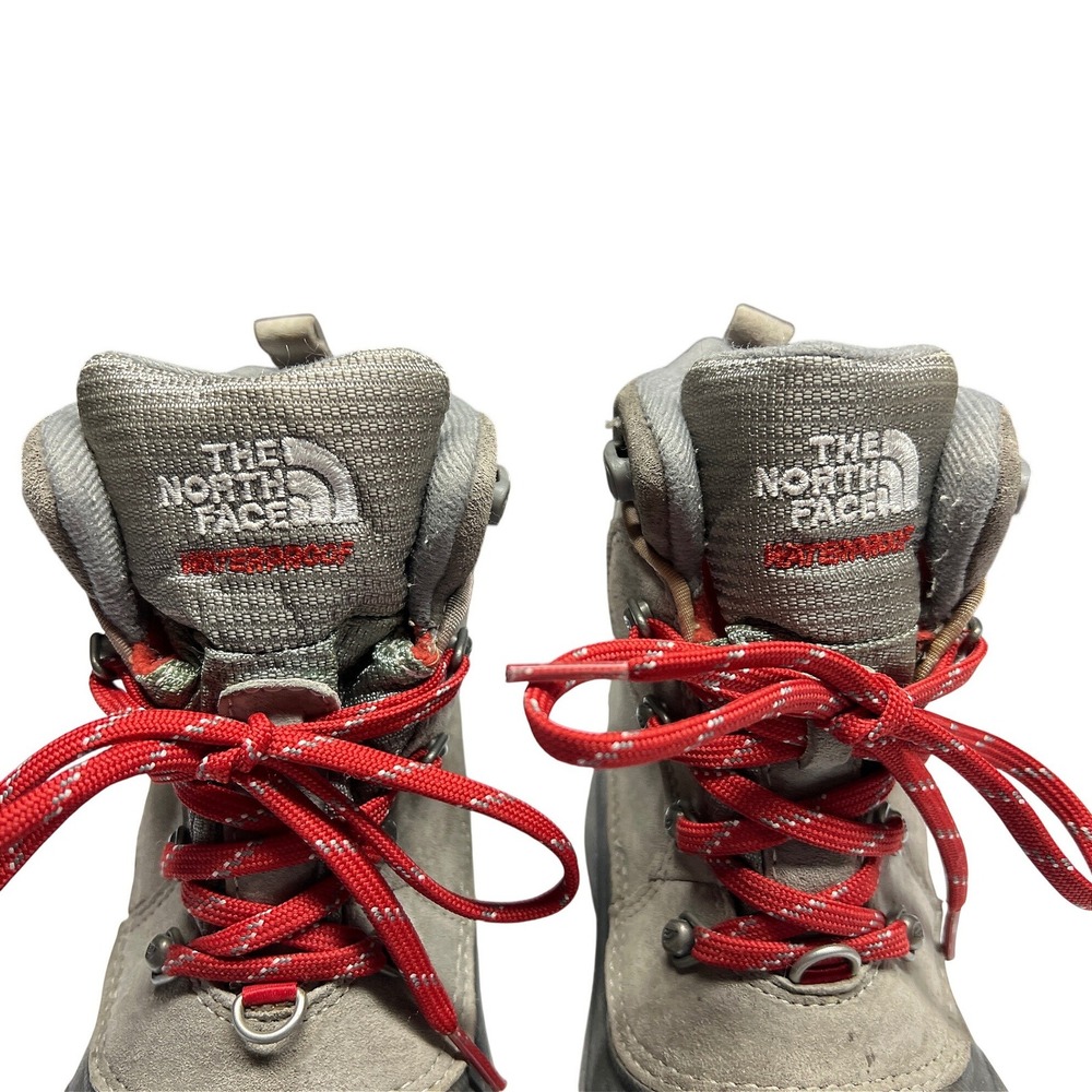 The North Face Chilkat Lace II Boots Boys Size 4 Gray‎ Brown Winter - Picture 7 of 11